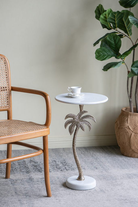 Palm Tree Side Table