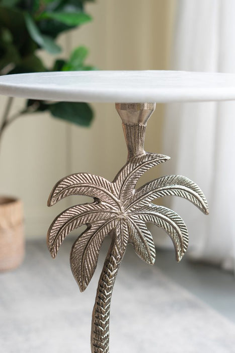 Palm Tree Side Table