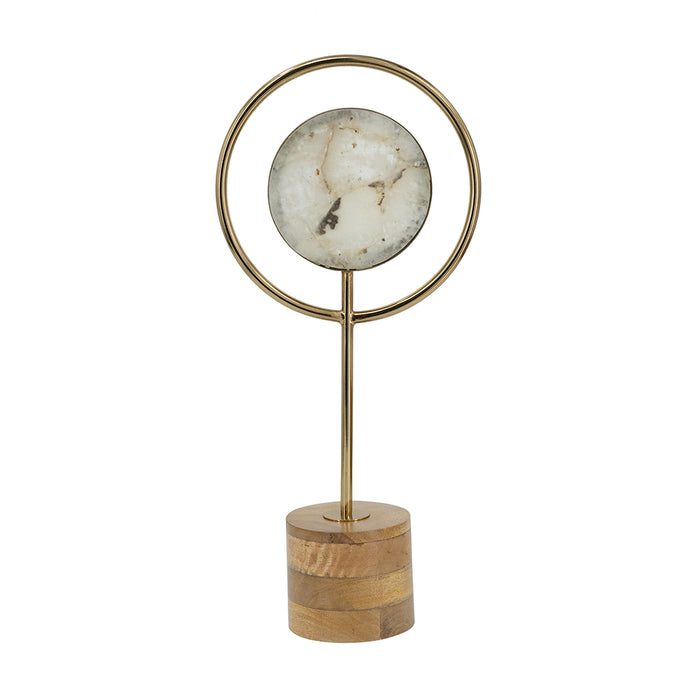 Agate Sculpture On Stand