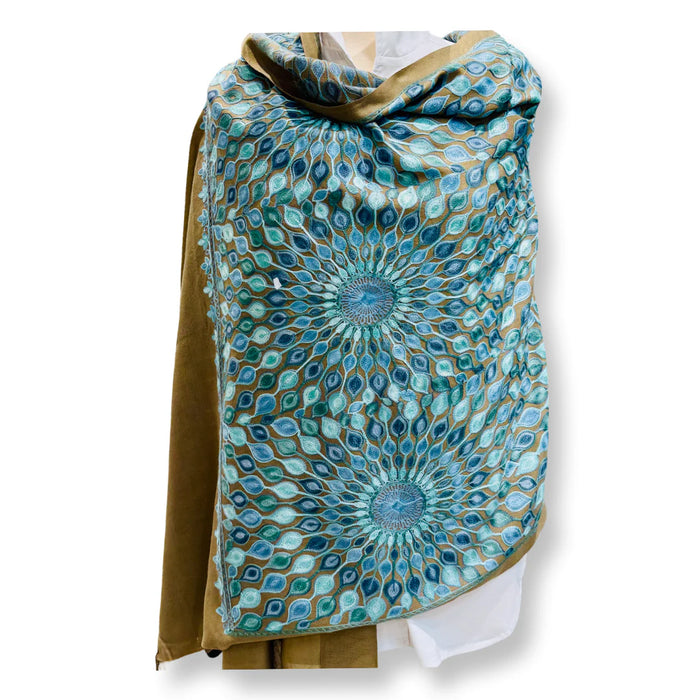 Embroidered Muhki Shawl