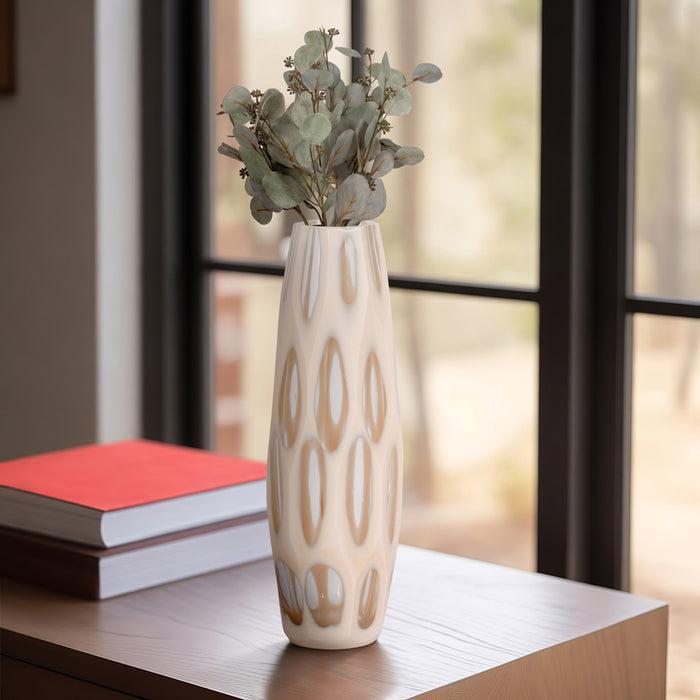 Reed Chiseled Vase
