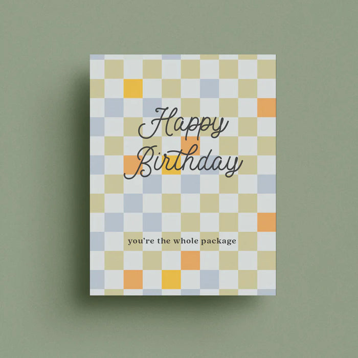 Whole Package Birthday Card