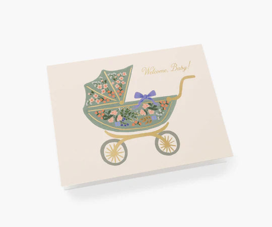Floral Pram Card