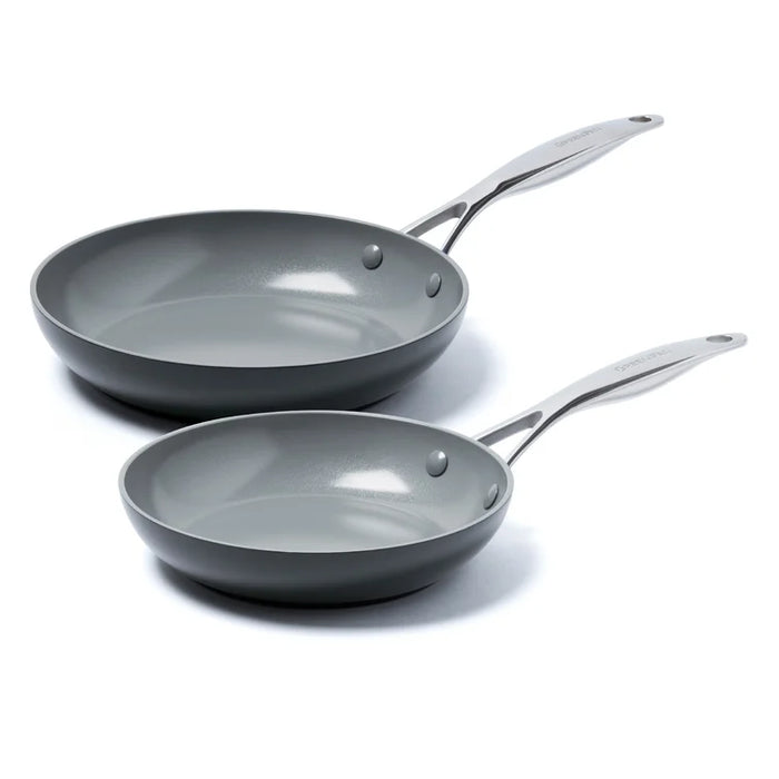 GreenPan Valencia Pro Healthy Ceramic Nonstick 2-Piece Frying Pan Set