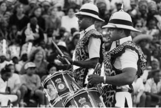 Bahamian Police Band Acrylic Artwork
