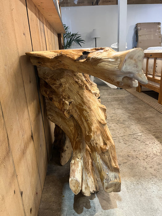 Teak Root Console