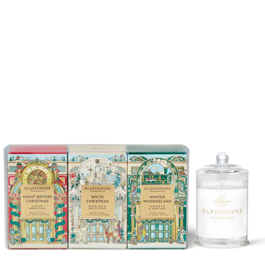 3xChristmas Candle Trio