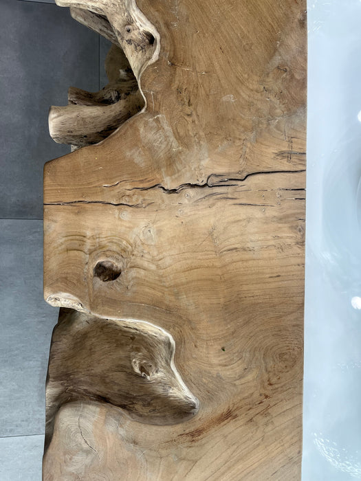 79" Teak Console Table