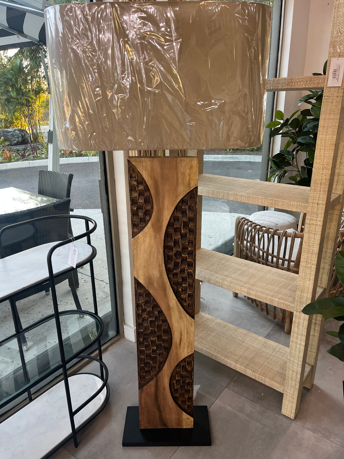 Talada Talada Teak Floor Lamp — BDC Living