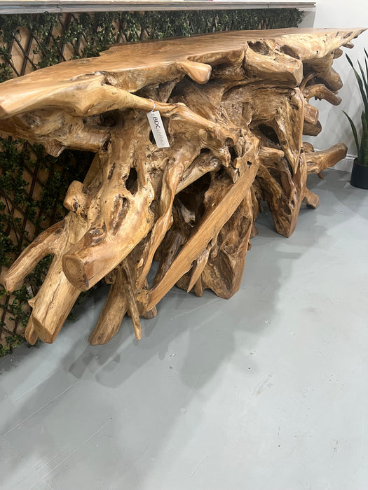 Teak Root Console