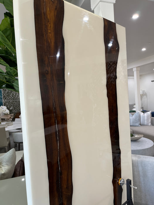 Resin White Dining Table