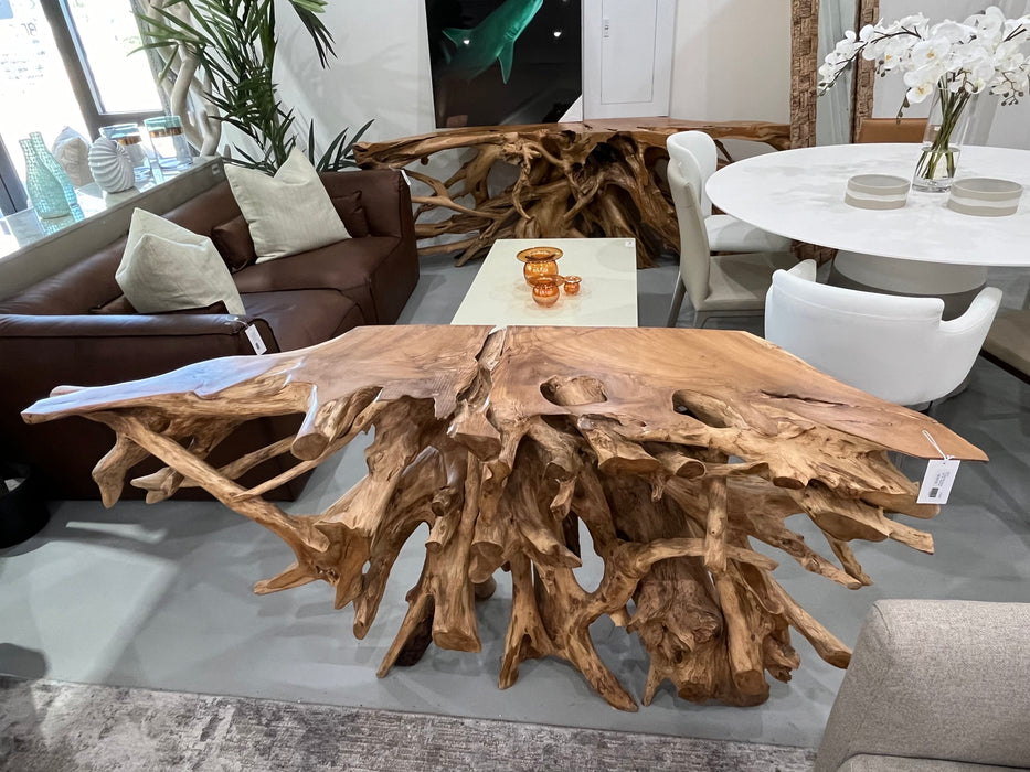 Teak Root Console