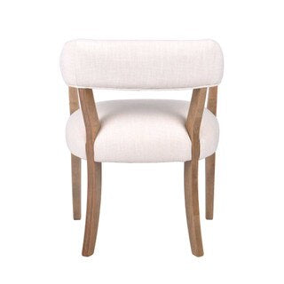 Hans Horseshoe Cream Armchair