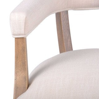 Hans Horseshoe Cream Armchair