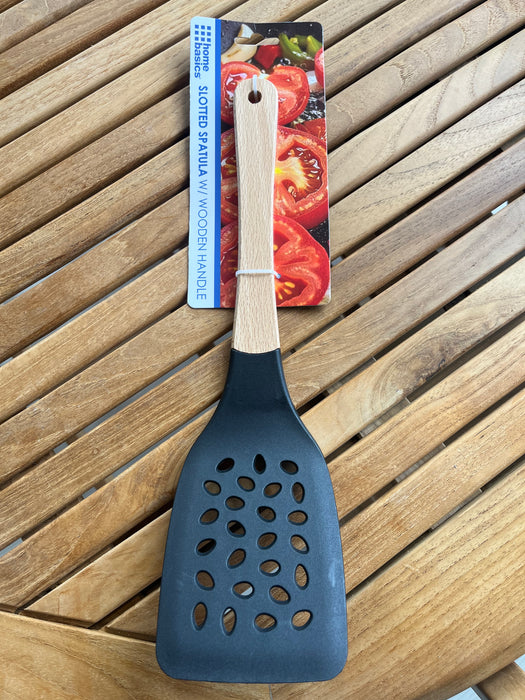 Slotted Spatula w/Wooden Handle