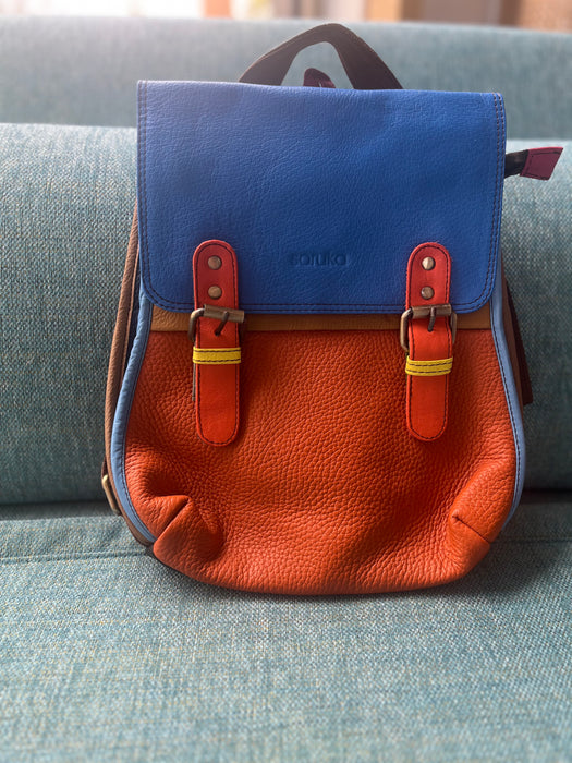 Freya Plain Leather Backpack