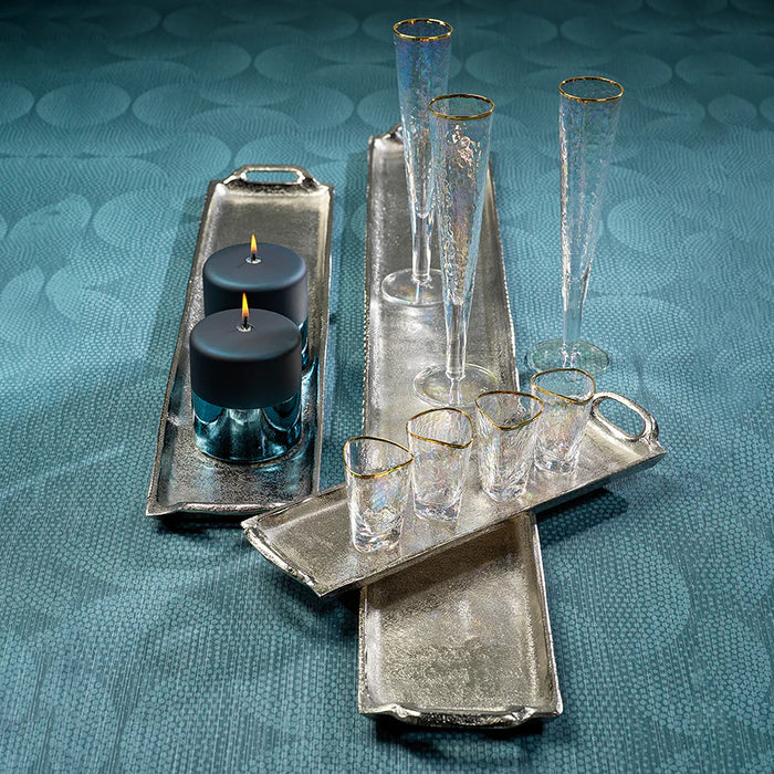Aluminum Silver Nickel Tray