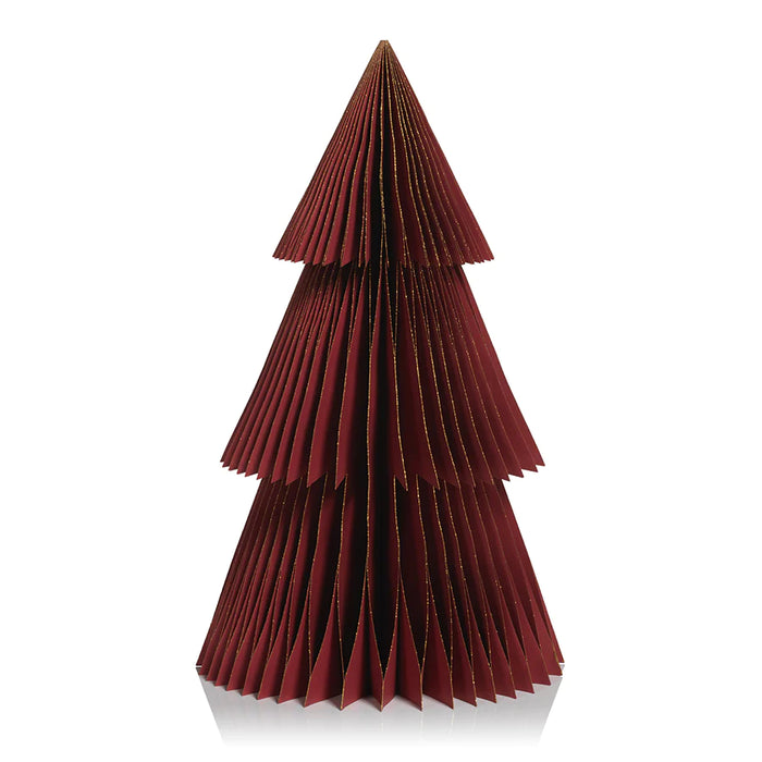 Wish Paper Decorative Tabletop Tree - Burgundy