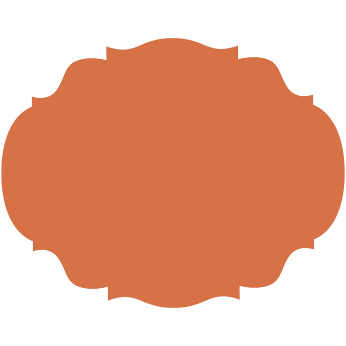 Die-cut Orange French Frame Placemat
