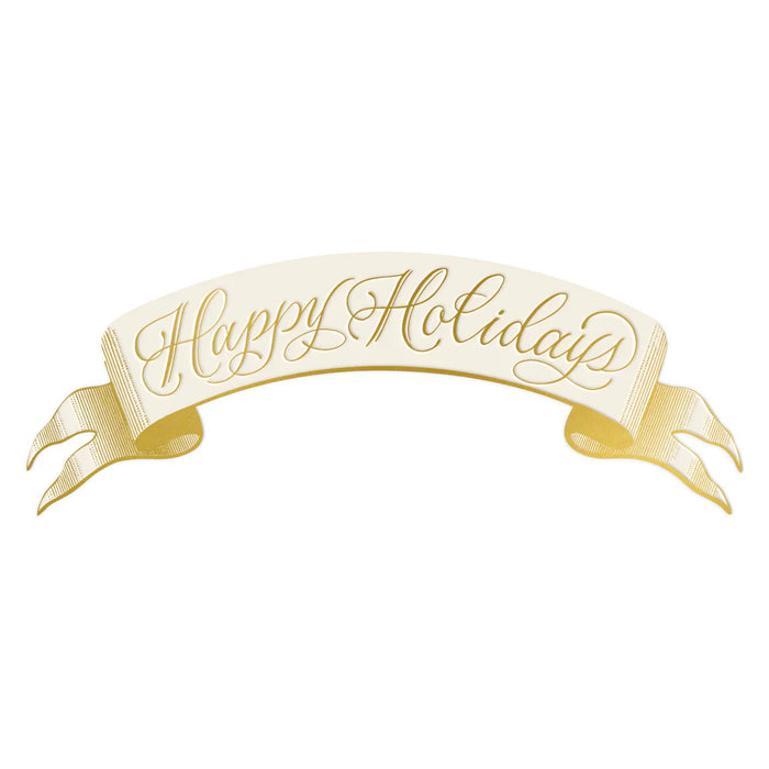 Happy Holidays Banner Table Accent