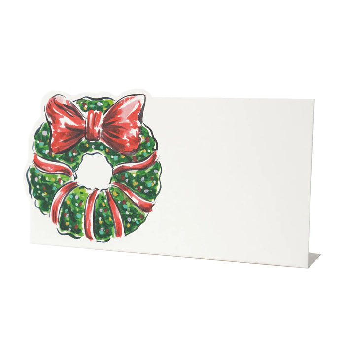 Holiday Wreath Place Cards