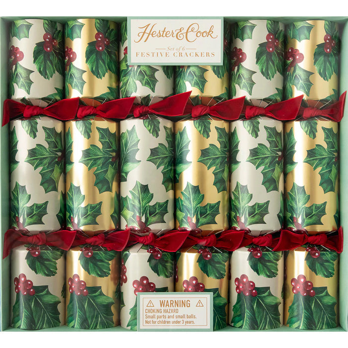 Holly Christmas Crackers