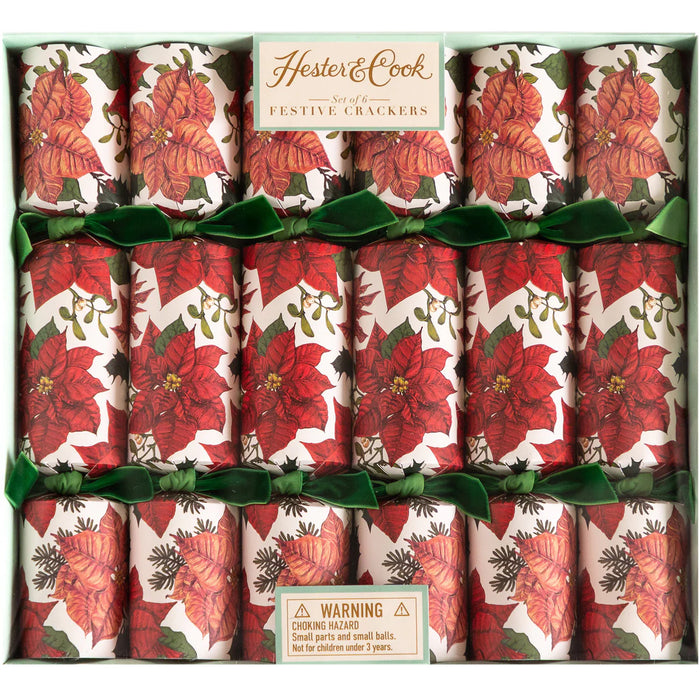 Poinsettia Christmas Crackers