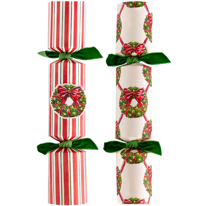 Holiday Wreath Christmas Crackers