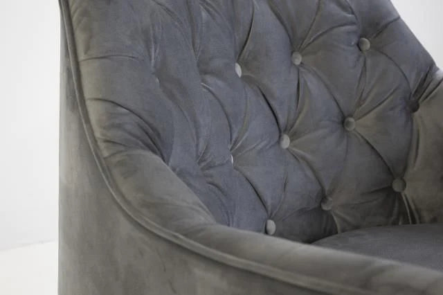 Ellington Armchair - Graphite Velvet