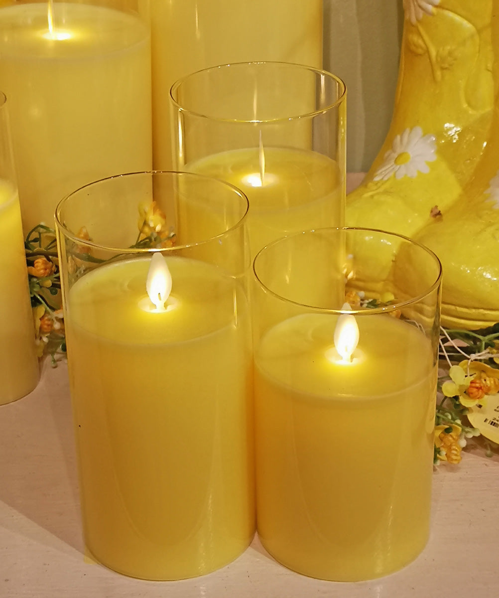 Yellow Glass Pillar — BDC Living