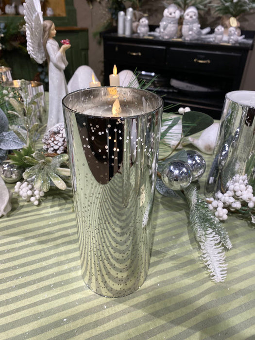 4x10 Mercury Glass Candle