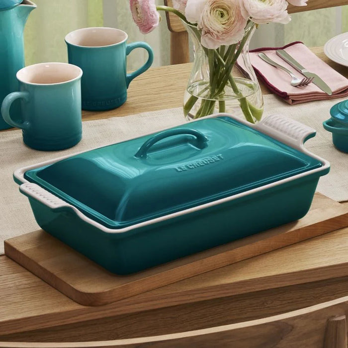 Covered Casserole Dish - Bleu Riviera