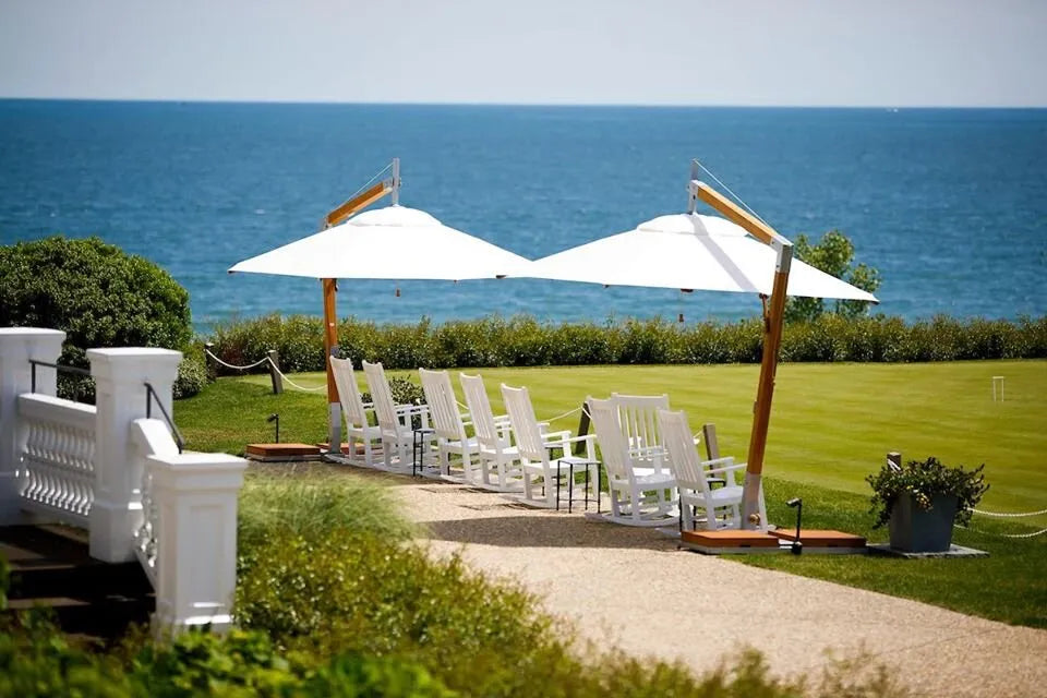 10ft. Levante Square Side Wind Bamboo Umbrella