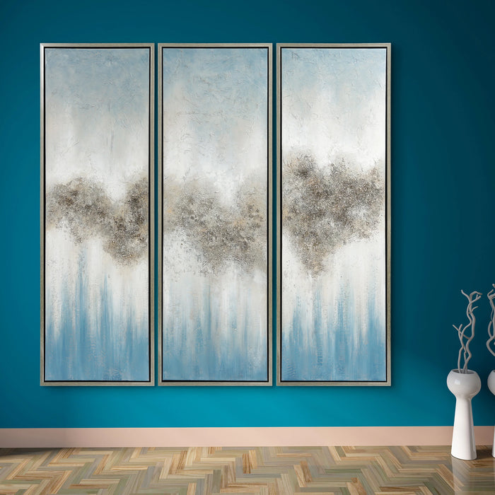 Sequence Metallic Hand Painted Art