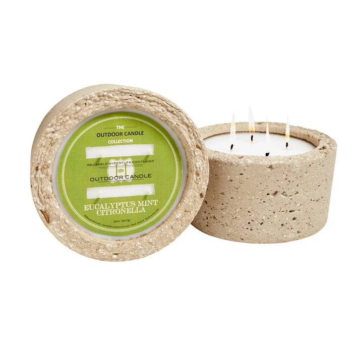 Eucalyptus Mint Citronella Candle In Pot