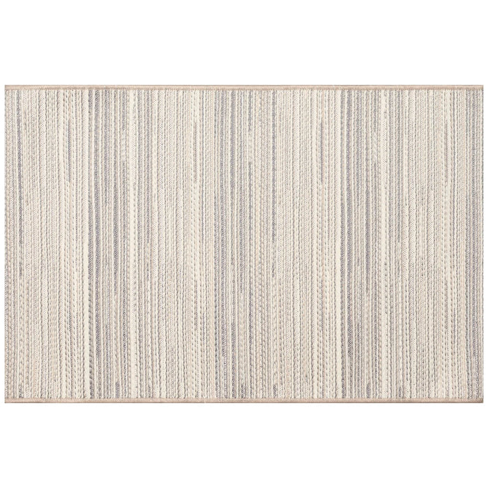 Miranda Tweed Stripe Silver/Brown Rug