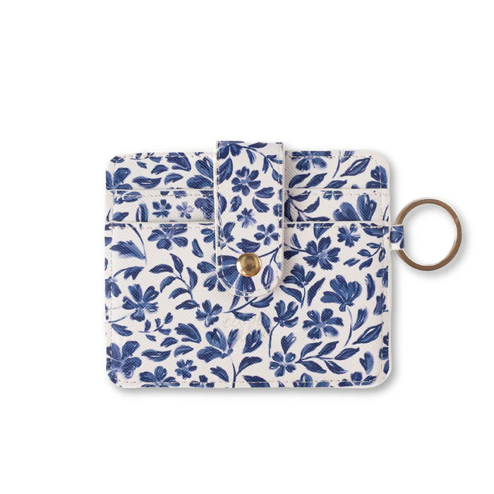 Porcelain Floral Card Wallet