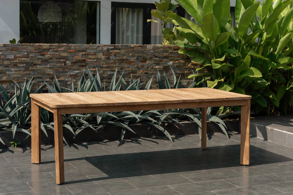 Meru Rectangular Teak Dining Table