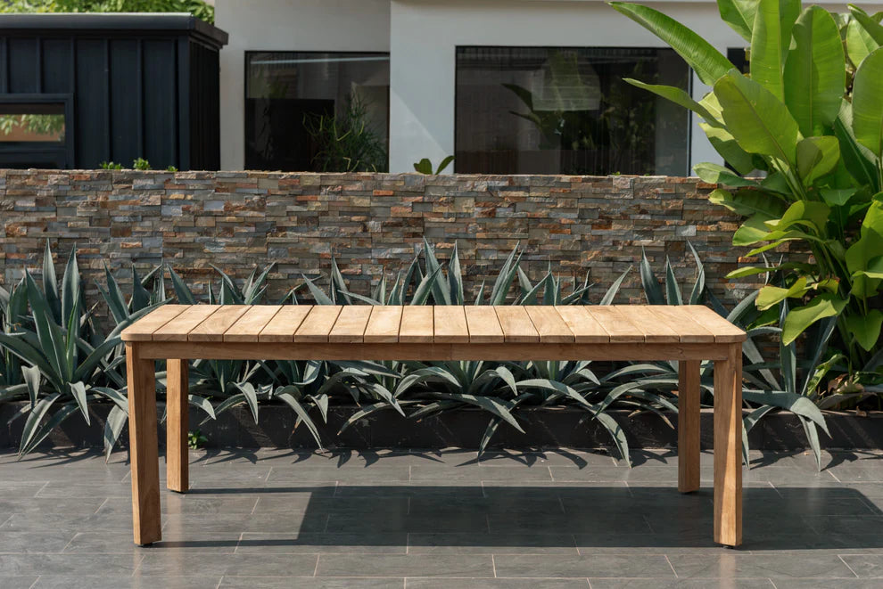 Meru Rectangular Teak Dining Table