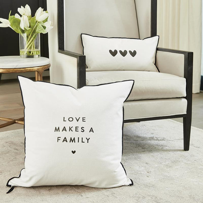 Love Makes a Family Euro Pillow