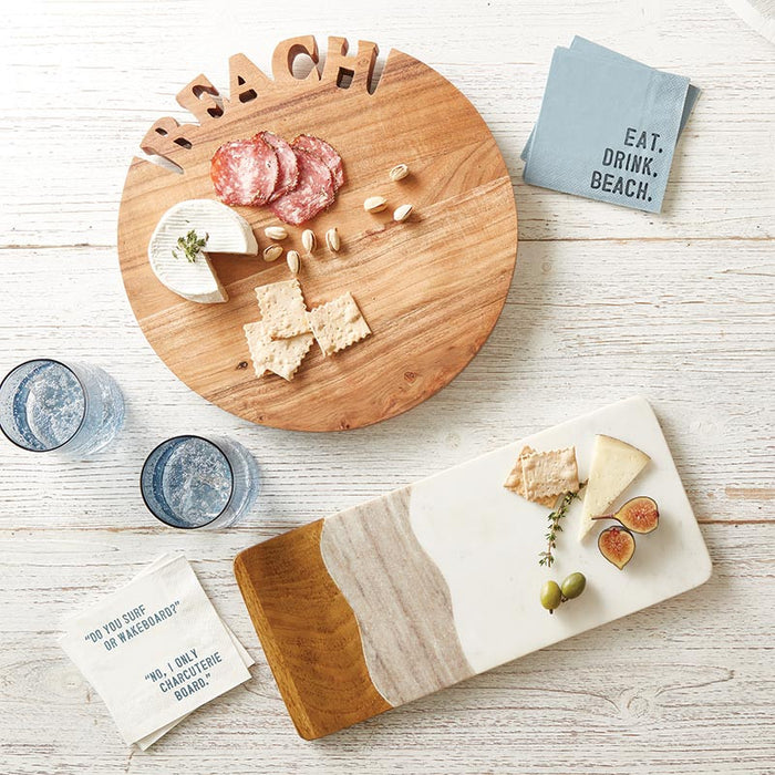 Marble & Wood Serving Board
