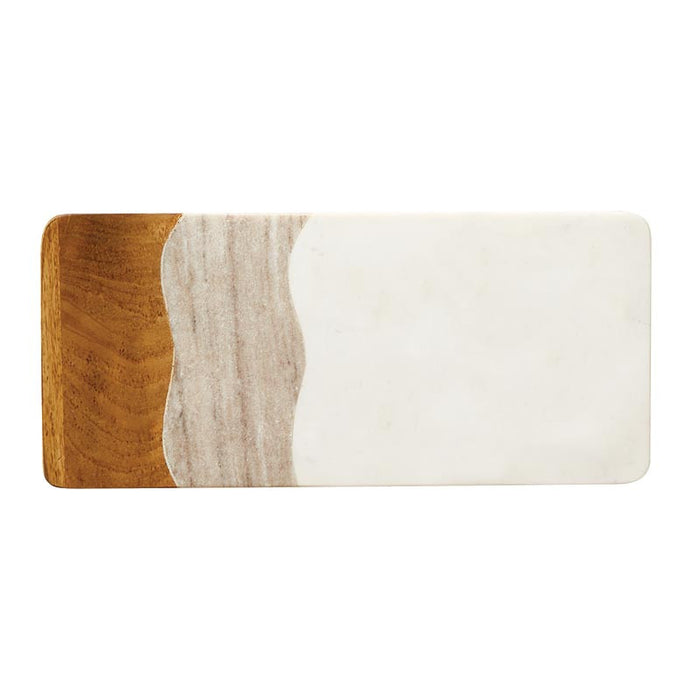 Marble & Wood Serving Board