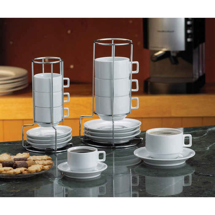 HIC Kitchen Stackable Espresso Mug Set