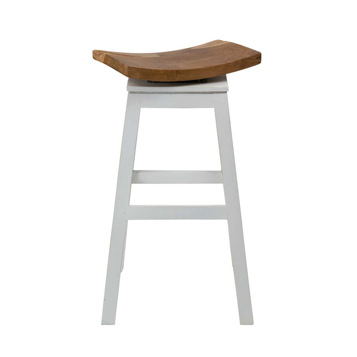 Organic Barstool - Solid White