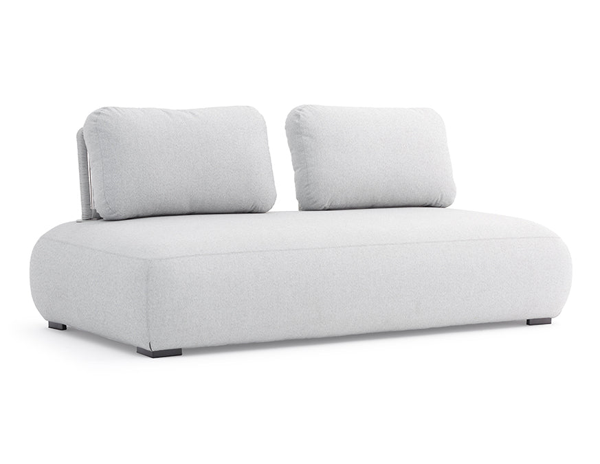 Olala Light Grey Armless Sofa