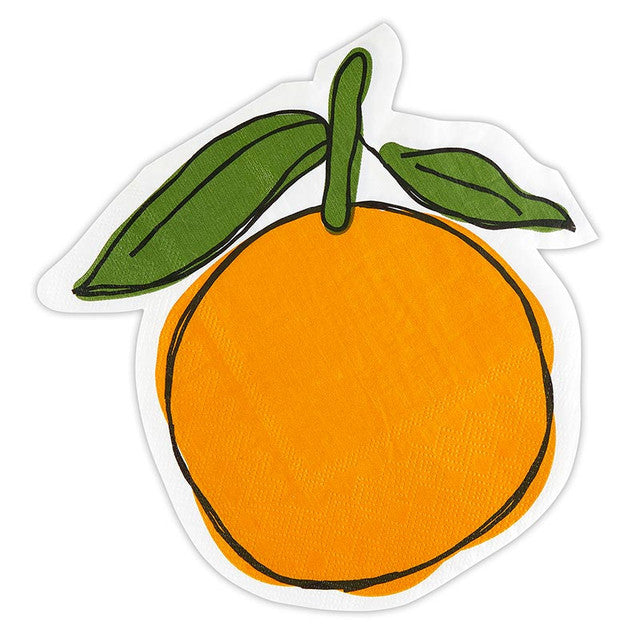 Orange Cocktail Napkin