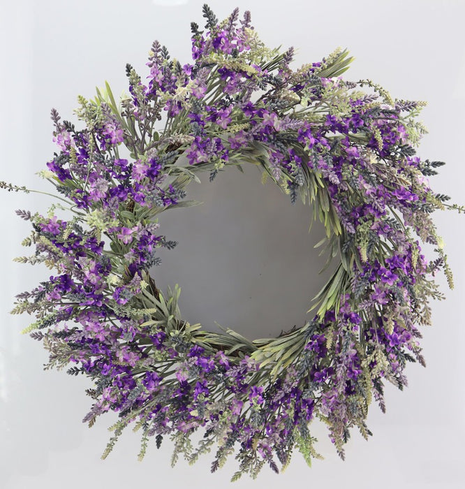 28" Lavender and Salvia Wreath