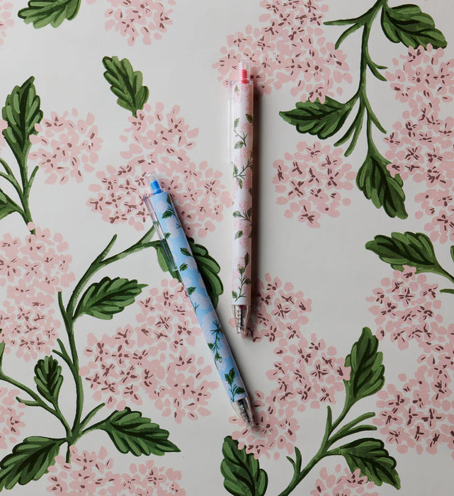 Hydrangea Set Of 2 Gel Pen