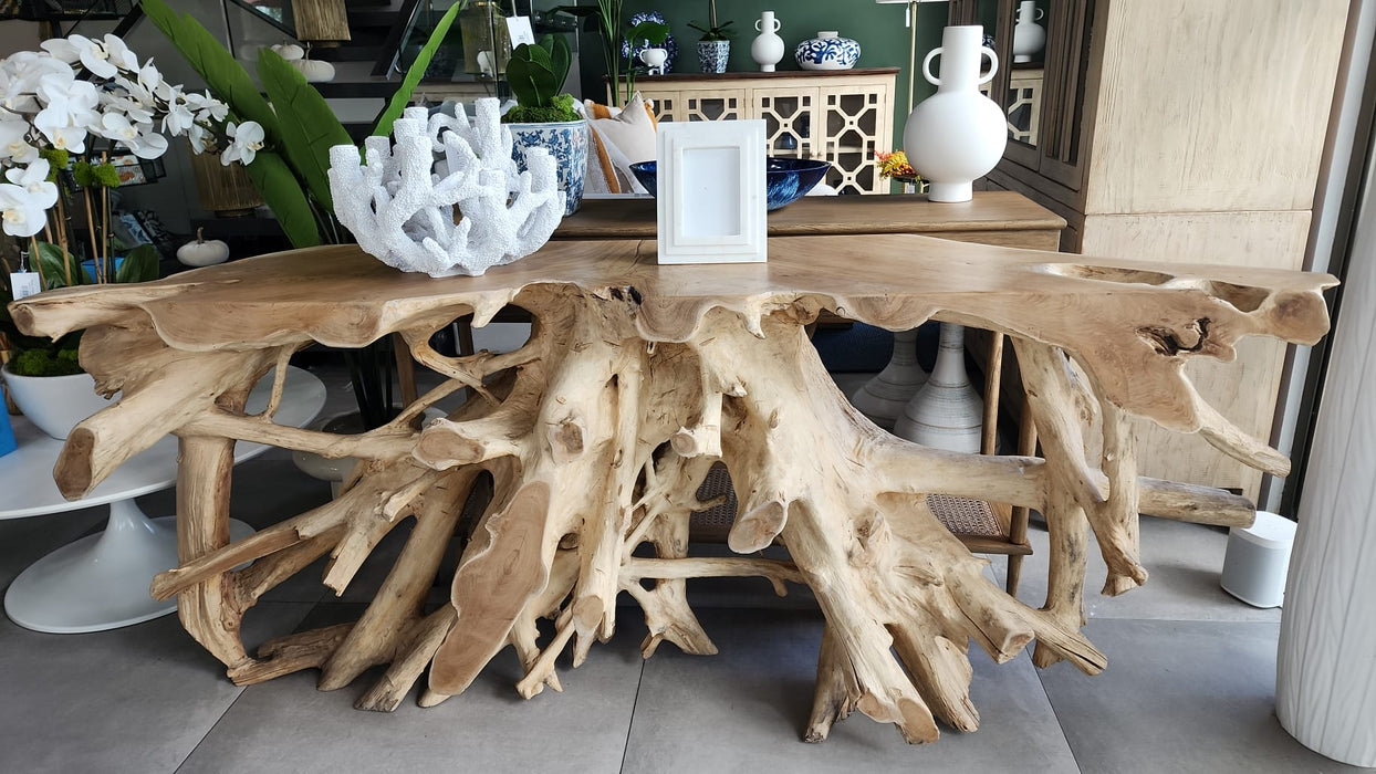 Teak Root Console