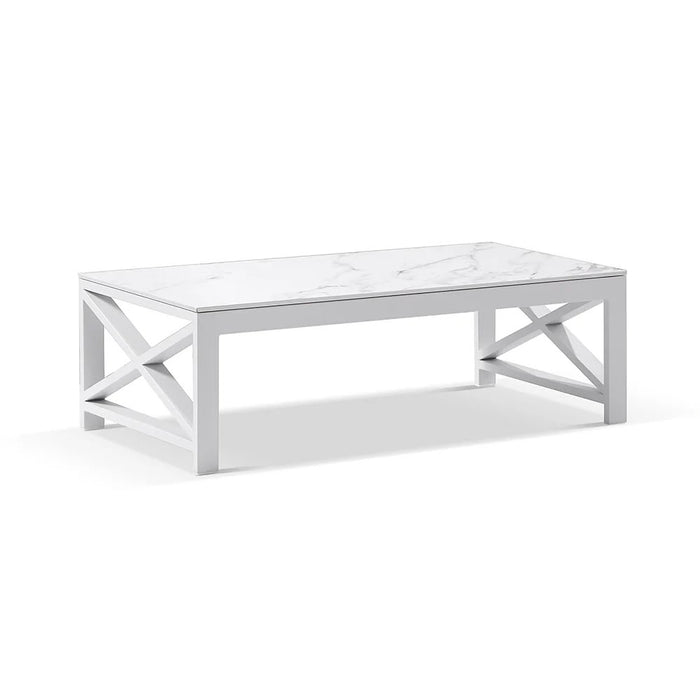 Harbour Haven White & Gray Outdoor Set